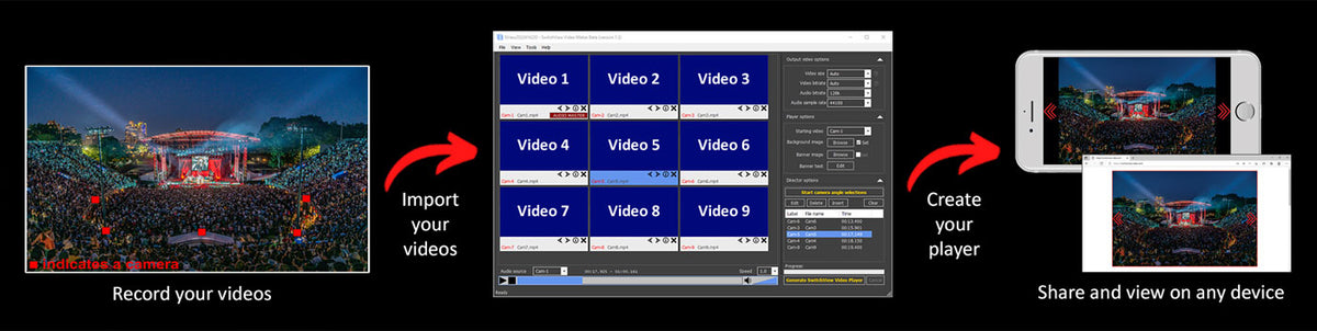 SwitchView Video Maker and Player